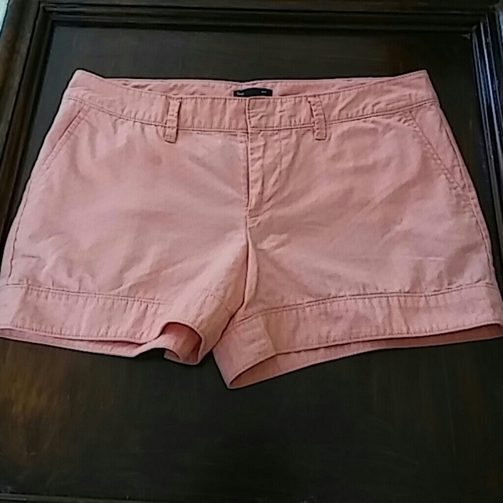 Gap shorts.  Floral pink salmon print.  Size 10.